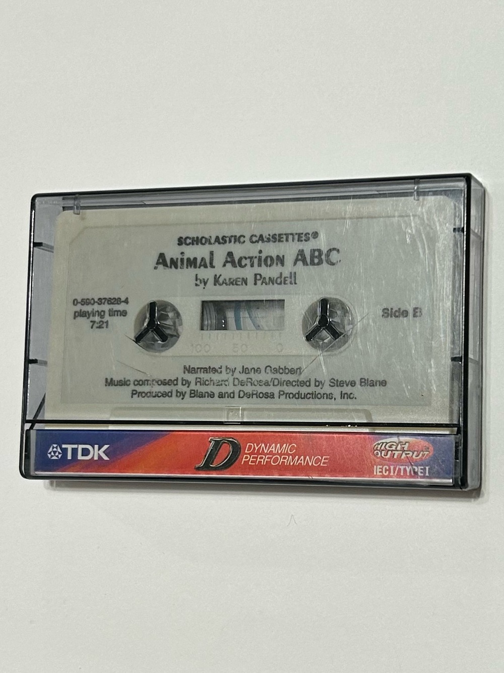 Scholastic Cassettes Animal Action ABC